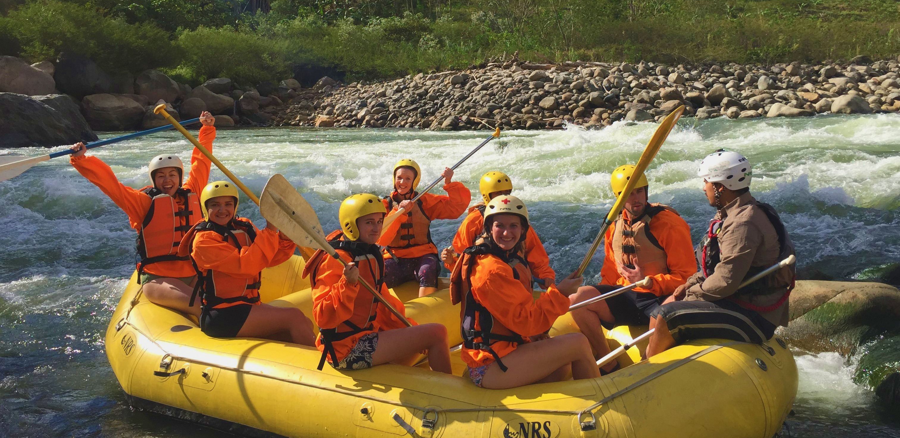 Rafting in the Inca jungle